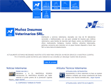 Tablet Screenshot of munozvet.com.ar